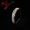 TOPGRILLZ 7-9 Inch New Lock Clasp 14mm Heavy Iced Out Cuban Bracelet Chains Cubic Zircon Link Hip Hop Rock Jewelry For Men Women