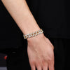 TOPGRILLZ 7-9 Inch New Lock Clasp 14mm Heavy Iced Out Cuban Bracelet Chains Cubic Zircon Link Hip Hop Rock Jewelry For Men Women