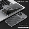 For iPhone 14 15 16 ProMax Metal Heat Dissipation Phone Case 15Pro Aluminum Alloy Aromatic Ultra-thin Shock-absorbing Back Cover