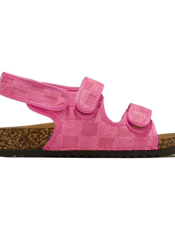 2024 Summer New Velcro Casual Roman Beach Sandals Plus Size 36-43 Thick Soled Outer Wear Sandals