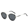 ZENOTTIC Steampunk Polarized Sunglasses For Men Vintage Round Mirror Sun Glasses for Women Shades UV400