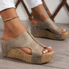Women's Sandals Lightweight High Heels Sandals For Summer Shoes Women Wedges Heeled Slippers Summer Footwear Female Sandalias