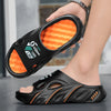 Summer Men Massage Slippers Indoor Outdoor Sandals Beach Men Casual Shoes Comfortable Slides Flip-flops Men Women Home Slippers