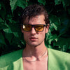 ZENOTTIC Lightweight TR90 100% UV Blocking Polarized Prescription Sunglasses For Men - Square Progressive Optical Shades