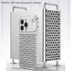 For iPhone 14 15 16 ProMax Metal Heat Dissipation Phone Case 15Pro Aluminum Alloy Aromatic Ultra-thin Shock-absorbing Back Cover
