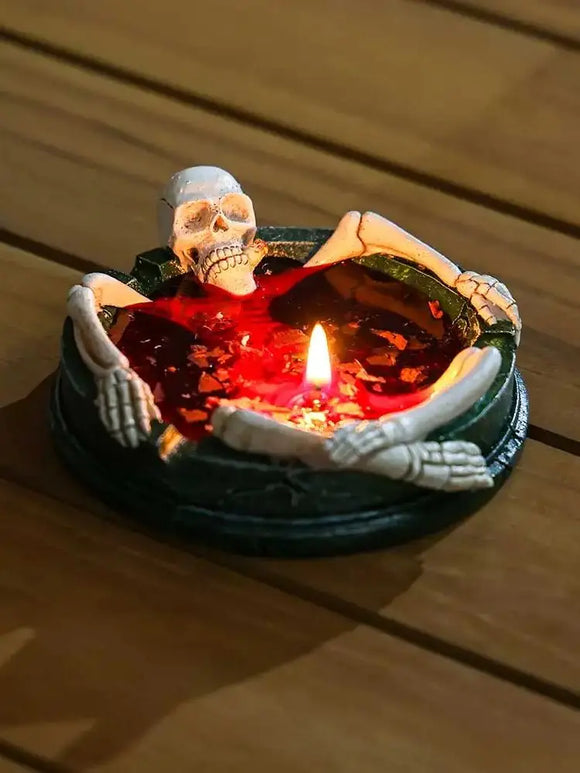 Multi purpose rose aromatherapy bath skeleton aromatherapy candle Dxxk is on fire! creative gift desktop decoration ornament ros