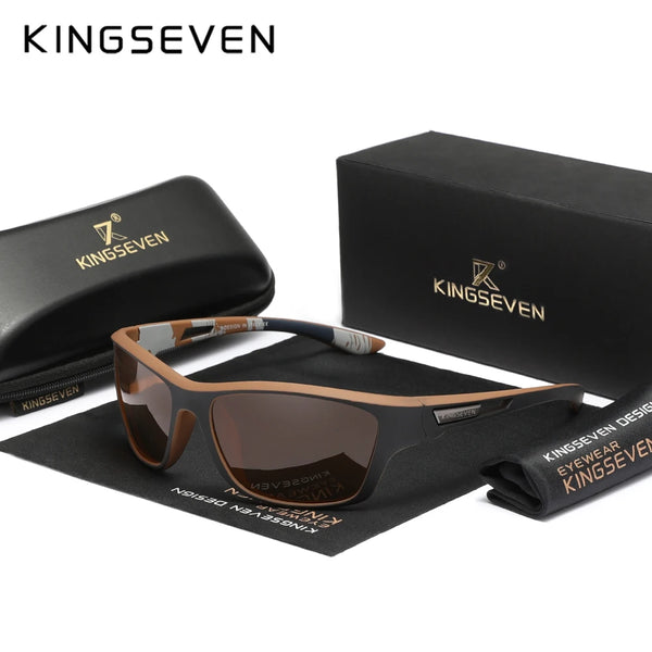 KINGSEVEN Brand Sports Sunscreen Sunglasses Polarized Men Women Cycling Glasses Male Outdoor Causal UV400 Fishing Riding Eyewear