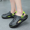 A Pair of Men's New Summer Clogs, Wear-Resistant, Non-Slip, Soft-Soled, Comfortable Beach Shoes, Outdoor Sandals soft sole 5.0