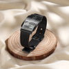Personalized Mens Photo Bracelet Custom Watchband Wristband Bracelets Black Jewelry Gifts for Grandpa Father Husband Son