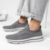 Men Slip On Shoes Summer Sport Running Black Shoes Outdoor Pure Color Sneakers Breathable Mesh Shoes