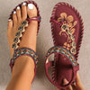Women's Sandals Bohemia Style Sandals Summer 2025 New Shoes For Woman Flip Flops Beach Summer Shoes Women Low Heels Footwear