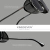 KINGSEVEN Retro Gothic Steampunk Sunglasses Polarized UV400 Men Women Fashion Vintage Eyewear Round Frame Fishing Male Glasses