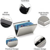 Stainless Steel Credit Card Wallet RFID Blocking Metal Case Pocket Business Card Holder for Women and Men