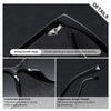 BARCUR Transparent Women Sunglasses Comfort Durable Beautiful PC Cat Eye Frame Party Travel UV400 Polarized Sunglasses Best Gift