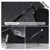 BARCUR Stylish Round Women Sunglasses Unique Spring Mirror Legs Metal Frame Steampunk Retro Sunshade UV400 Men Sunglasses