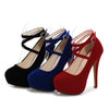 Summer Temperament New European American Fashion Cross-Stretched Large-Size High Heels Women's Nightclub Women's Shoes Elegant