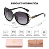 CATMONROE 1pcs Luxury Brand Women Sunglasses Exquisite Wine Red Mirror Frame Fox Style Adorned UV400 Travel Polarized Sunglasses