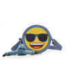 Creative Round Mini Nylon Coin Purse Cute Cartoon Crossbody Bag & Stylish Travel Shoulder Bag Lightweight Waterproof Daily Use