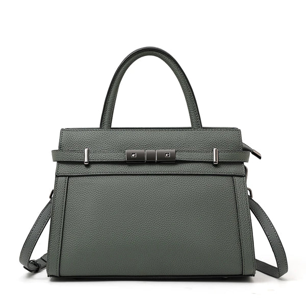 Genuine leather women's bag original first layer cowhide women's hand shoulder simple tote bag occupation