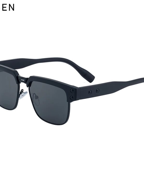 Classic Polarized Steampunk Square Sunglasses Men 2025 Luxury Brand Trendy Punk Metal Frame Sun Glasses For Male Outdoor Eyewear