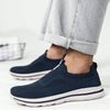 Men Slip On Shoes Summer Sport Running Black Shoes Outdoor Pure Color Sneakers Breathable Mesh Shoes