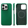 for Magsafe Case for iPhone 15 16 Pro Max Promax 16Pro Natural Cowhide Lychee Leather Magnetic Protector Luxury Phone Back Cover