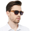 Sunglasses For Men Reading Glasses UV400 Square Presbyopia Optical Reading Glasses Regular Fashion Hyperopia Anti Glare Glasses