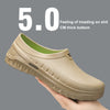EVA Chef Shoes Lightweight Work Shoes Breathable Outdoor Safety Shoes Waterproof Comfortable Walking Shoes Oil-proof for Men