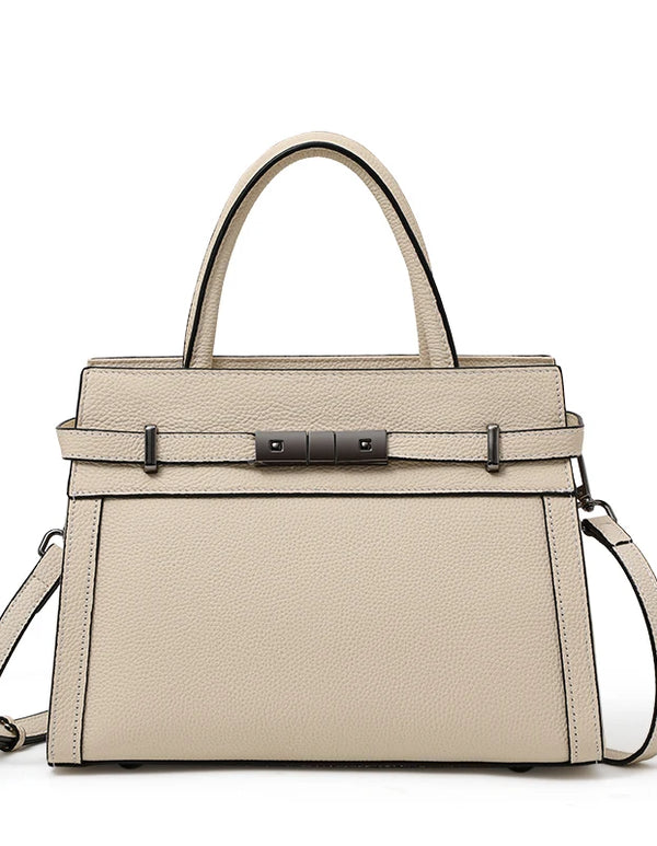 Genuine leather women's bag original first layer cowhide women's hand shoulder simple tote bag occupation