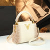 Crocodile Pattern Leather Women Handbags Luxury Fashion Small Shoulder Messenger Bag 2025 New Portable Crossbody Shell Bags