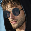 Polarized Round Steampunk ND9 Adjustable Dimming Sunglasses Men 2025 Luxury Brand Punk Fishing Sunglass Anti-Glare Driving UV400