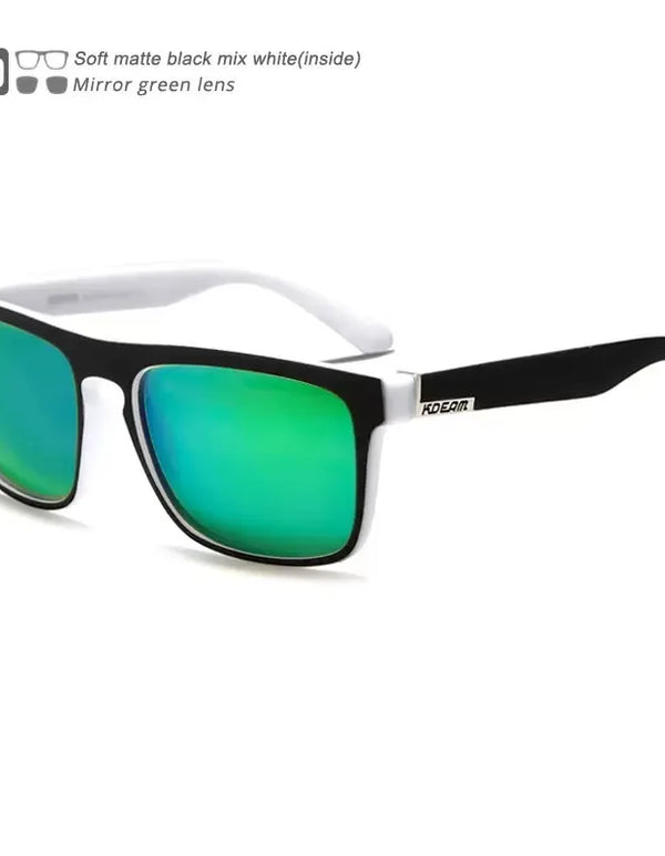Outdoor Sport Square Myopia Lens Prescription Sunglasses Men Polarized Driving Anti-Glare Myopes Lunettes 0 -0.5 -0.75 To -6.0