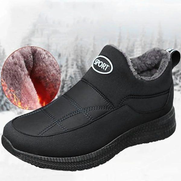 Mens Casual Winter Outdoor Walking Train Classic Warm Plus Velvet Cold Comfortable Cotton Snow Boots Monk Shoes Зимние ботинки