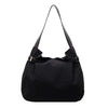 Advanced Women Shoulder Bag New Lightweight Large Capacity Nylon Tote Bag Japan Style Casual Simple Magnetic Buckle Armpit Bag