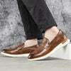 Men's Causal Loafers Shoes Faux Leather Loafers Wedding Dress Shoes Black