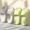 Solid Thick-Sole House Slippers – Women's Summer Non-Slip Indoor Slides, Bathroom Slippers for Men & Women