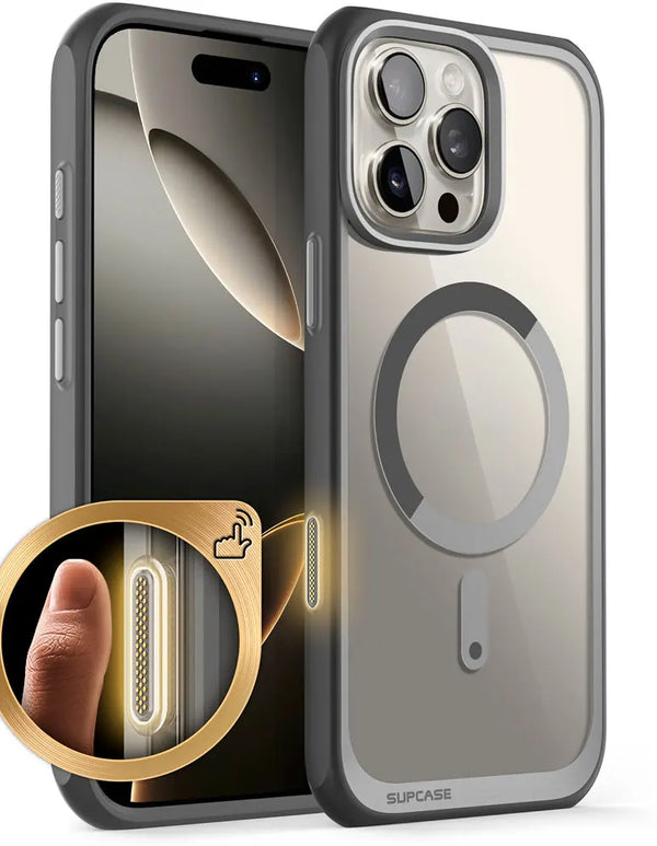 For iPhone 16 Pro Case with Camera Control Capture Button SUPCASE UB Mag Series Slim Protective Magnetic MagSafe Phone Case