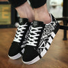 Men's Boho Tennis Shoes Canvas Sport Lace-Up Casual Shoes Leisure Trend Fashion Men Lightweight Spring Summer Platform Sneaker