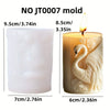 Cute hedgehog relief cylindrical candle silicone mold flower hedgehog relief cylindrical resin mold hedgehog relief gypsum molds