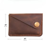 Leather card clip, credit card wallet, front pocket wallet, ultra-thin wallet, card clip wallet, credit card clip, minimalist wa