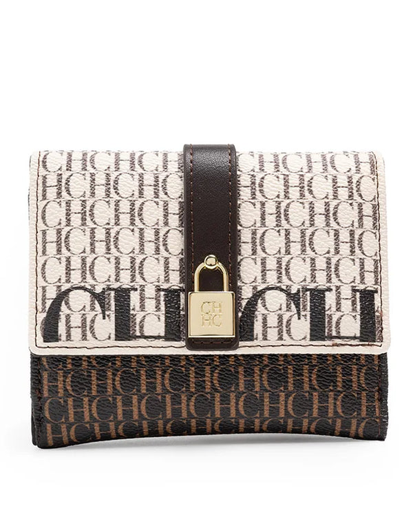 CH Premium Wallet High Quality Standard Wallet Women's Temperament Style Card Wallet Fashion Versatile Letter Print Design Walle
