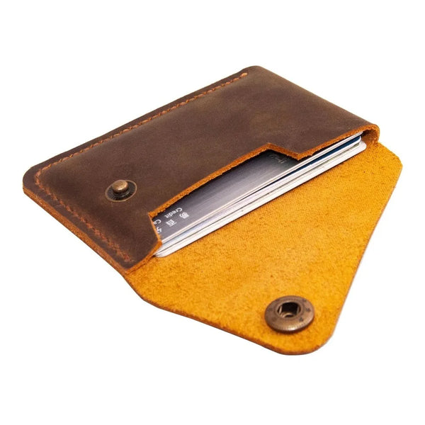 Leather card clip, credit card wallet, front pocket wallet, ultra-thin wallet, card clip wallet, credit card clip, minimalist wa