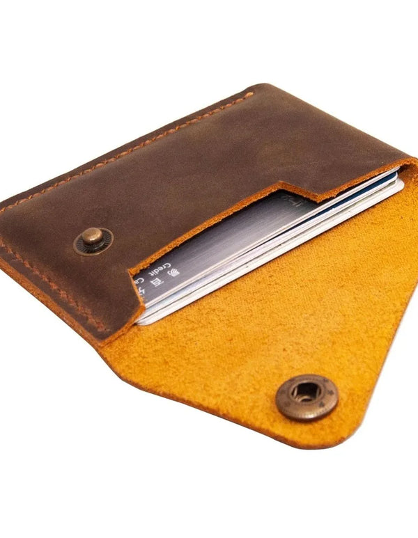 Leather card clip, credit card wallet, front pocket wallet, ultra-thin wallet, card clip wallet, credit card clip, minimalist wa