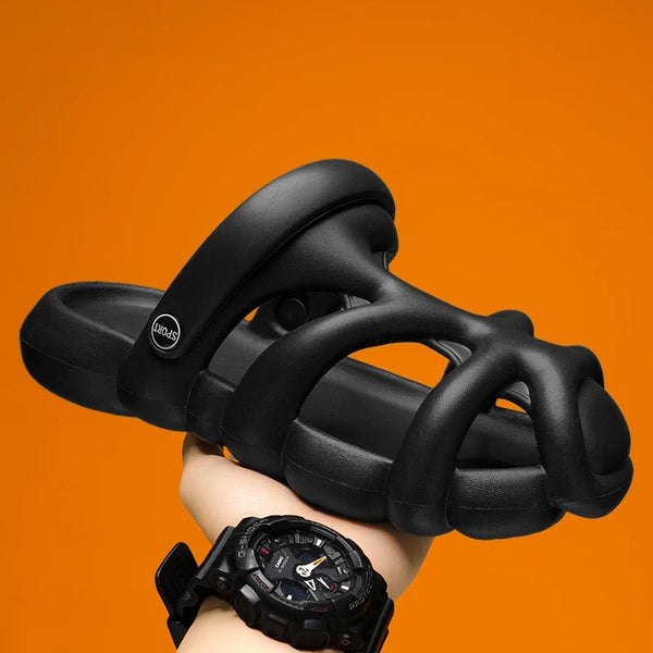 Fashion Sandalias Summer Shoes Men Casual Shoes Mesh outdoor Breathable Slip-on Flats Men Sneakers Comfortable Water Loafers