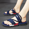 Slippers man summer ankle wrap shoes slip-resistant slide sandals summer male slippers beach Water Shoes Zapatillas Hombre Blue