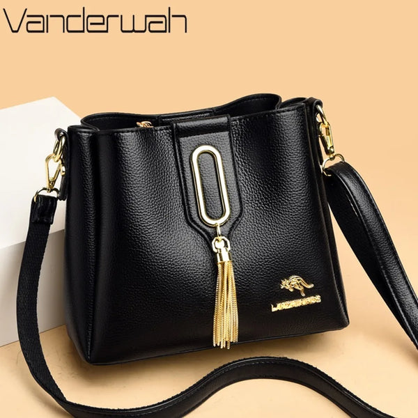 High Quality Leather Purses and Handbags Women Bags Luxury Designer Ladies Shoulder Sac Crossbody Bags  for Women Tote Bag 2025