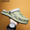 JP DAWA men's summer dual-use slippers, non slip lightweight hole shoes, sports and leisure beach fishing half sandals for men