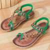 Women's Sandals Bohemia Style Sandals Summer 2025 New Shoes For Woman Flip Flops Beach Summer Shoes Women Low Heels Footwear