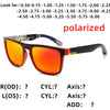 Outdoor Sport Square Myopia Lens Prescription Sunglasses Men Polarized Driving Anti-Glare Myopes Lunettes 0 -0.5 -0.75 To -6.0