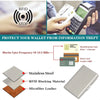 Stainless Steel Credit Card Wallet RFID Blocking Metal Case Pocket Business Card Holder for Women and Men